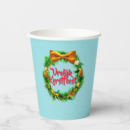 VroKerstlijk Nederlands Merry Kerstry Papieren Bekers