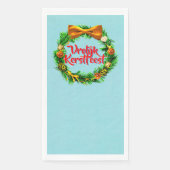 VroKerstlijk Nederlands Merry Kerstry Servet (Voorkant)