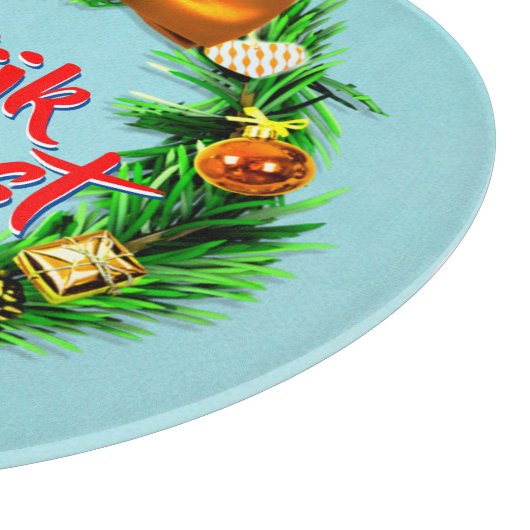 VroKerstlijk Nederlands Merry Kerstry Snijplank (Hoek)