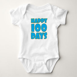 Vrolijk 100 dagen - 100 dagen gevierd bij baby romper