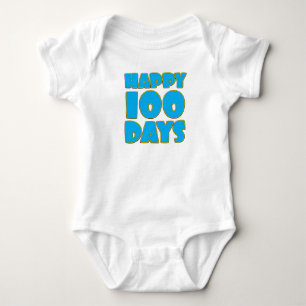 Vrolijk 100 dagen - 100 dagen gevierd bij baby romper