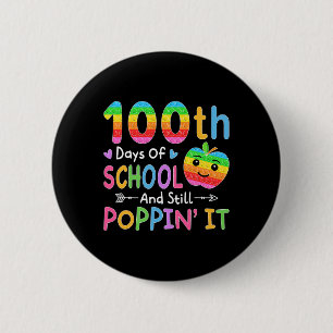 Vrolijk 100 dagen op school en nog steeds het Kind Ronde Button 5,7 Cm