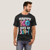 Vrolijk 100 dagen op school t-shirt (Voorkant volledig)