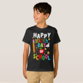 Vrolijk 100-de schooldag t-shirt (Voorkant volledig)
