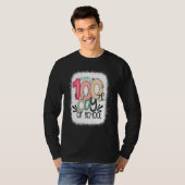 Vrolijk 100e dag schoolleraar 100 dagen t-shirt (Voorkant volledig)