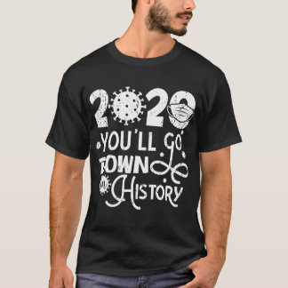 Vrolijk 2020 Je gaat de kerstgeschiedenis in T-shirt