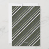 Vrolijk 2 Fotocollage Modern Grijs Kerstmis Feestdagenkaart (Achterkant)