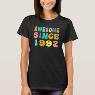 Vrolijk 30e verjaardag 30 jaar oud Geweldige sinds T-shirt