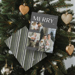 Vrolijk 3 Fotocollage Modern Grijs Kerstmis Feestdagenkaart<br><div class="desc">Laat je vrienden en familie dit jaar weten dat je om de Merry 3 Photo Collage Modern Grey kerstkaart geeft. Niet alleen is het stijlvol en up-to-date, maar er is ook voldoende ruimte voor u om drie van uw favoriete herinneringen van het afgelopen jaar op te nemen. Het ontwerp is...</div>