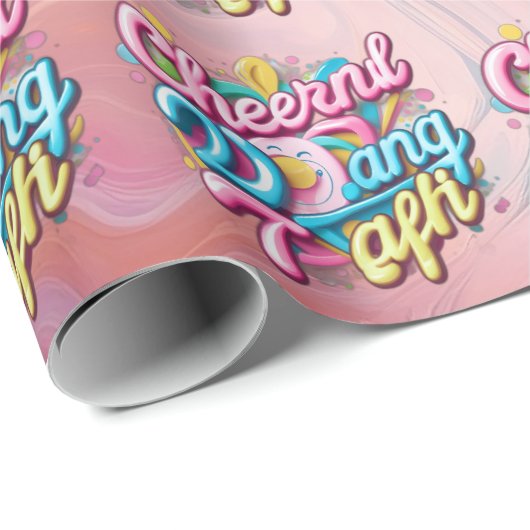 Vrolijk 3D Cadeaupapier (Rol Hoek)