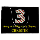 Vrolijk 3e verjaardag & Vrolijk Kerstfeest, Douane Groot Cadeauzakje (Achterkant)