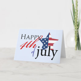 Vrolijk 4 juli 1 kaart