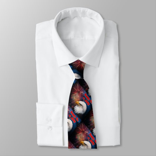 Vrolijk 4 juli 1 stropdas (Gebonden)