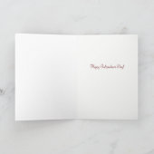 Vrolijk 4 juli Bald Eagle en vlag verhit Kaart (Binnen)