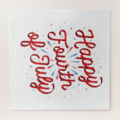 Vrolijk 4 juli Puzzle (20x20) Legpuzzel (Horizontaal)