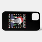Vrolijk 4e van Pasen Grappig Biden Lelijke Kerstmi Case-Mate iPhone Case (Achterkant (horizontaal))