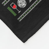 Vrolijk 4e van Pasen Grappig Joe Biden Lelijk Xmas Fleece Deken (Hoek)