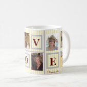 VROLIJK 8 FOTO LIEFDE BERICHT GEMAKKELIJK VULLEN KOFFIEMOK (Voorkant rechts)