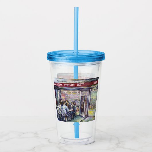 vrolijk acryl drinkbeker (Voorkant)