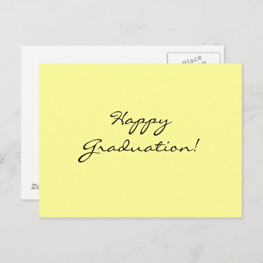 Vrolijk Afstuderen! Briefkaart (Voorkant / Achterkant)