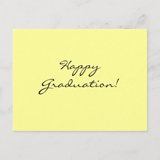 Vrolijk Afstuderen! Briefkaart (Voorkant)