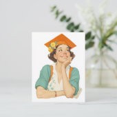 Vrolijk Afstuderen Day Portrait Briefkaart (Staand voorkant)
