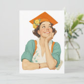 Vrolijk Afstuderen Day Portrait Kaart (Staand voorkant)