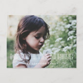 Vrolijk alles Art deco script vakantie foto Briefkaart (Voorkant)