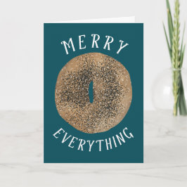 Vrolijk alles Bagel & Happy New Schmear Kaart