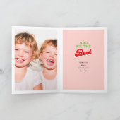 VROLIJK ALLES EN BLIJE ALTIJD VAKANTIE KAART (Binnen)