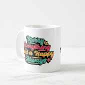 Vrolijk alles en een gelukkig altijd koffiemok (Voorkant links)