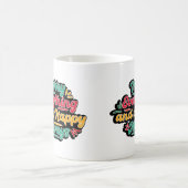 Vrolijk alles en een gelukkig altijd koffiemok (Center)