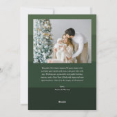 Vrolijk alles feestelijk kerstscript feestdagenkaart (Achterkant)