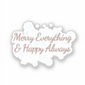 Vrolijk Alles & Gelukkig Altijd, vakantie warmte, Sticker (Voorkant)