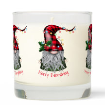 Vrolijk alles Gnome Geurkaars