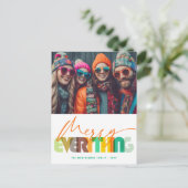 Vrolijk alles het Kleurrijke Briefkaart van de (Staand voorkant)