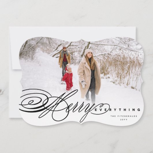 Vrolijk alles Kaart van de Foto van de Vakantie (Voorkant)