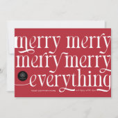 Vrolijk Alles Modern Zakelijke Vakantie Kaart (Voorkant)