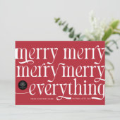 Vrolijk Alles Modern Zakelijke Vakantie Kaart (Staand voorkant)