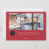 Vrolijk Alles Modern Zakelijke Vakantie Kaart (Achterkant)