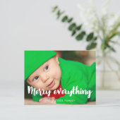 Vrolijk alles Moderne vakantiefoto Briefkaart (Staand voorkant)