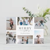 Vrolijk alles Multi-Photo Feestdagenkaart (Staand voorkant)