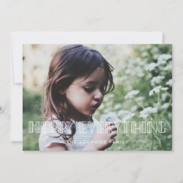 Vrolijk Alles Retro Art Deco Kerstfoto Feestdagenkaart