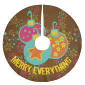 Vrolijk alles vakantie boom rok kerstboom rok (Voorkant)