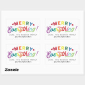 Vrolijk alles Vakantie Etiketten Kleurrijk en Leuk (Vel)