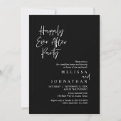 Vrolijk Altijd Na Feest, Wedding Elopement Diner Kaart (Voorkant)