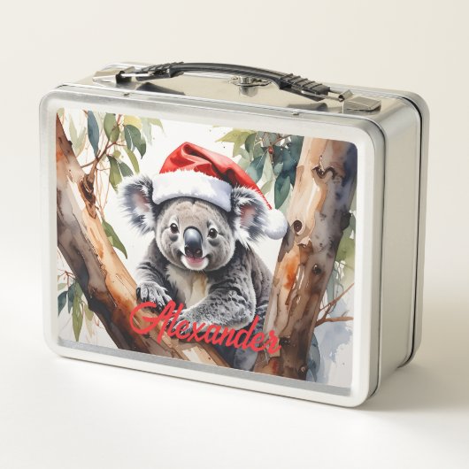 Vrolijk Aussie Kerst Koala beer (Achterkant)