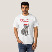 Vrolijk Aussie Kerst Koala beer T-shirt (Voorkant volledig)