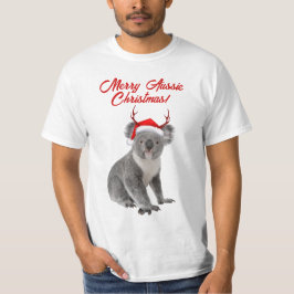 Vrolijk Aussie Kerst Koala beer T-shirt