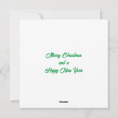 Vrolijk Aussie Kerstmis Kangoeroe Feestdagenkaart (Achterkant)